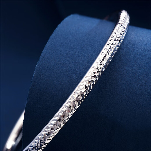 Meluxe PT950 platinum bracelet, platinum bracelet, sparkling car flower bracelet, birthday gift for girlfriend, wife, about 10.84g-54mm