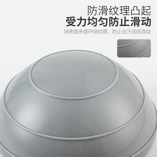 Victoria's Secret Mini Wave Ball Yoga Ball Semi-circular Balance Ball Pilates Foot Hemisphere Buttocks Pair Gray (Inflator)
