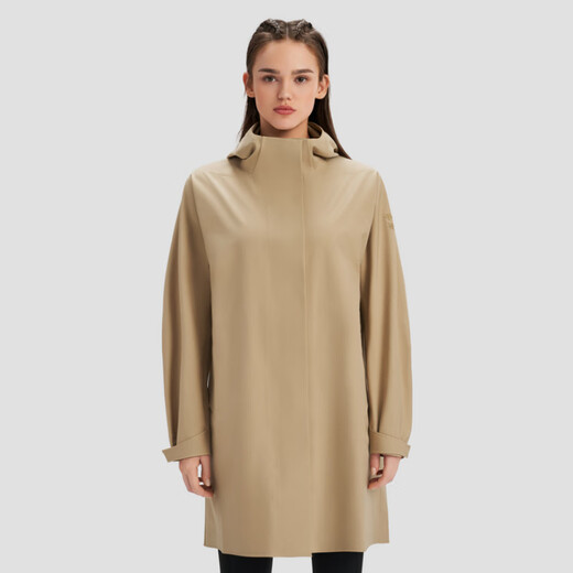 Descente Dualis Urban Commuter Trench Cabinet Trench Coat Veste Veste Br-brun pour femmes XL