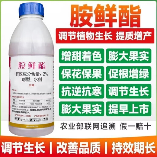 Ammonium ester regulator to protect flowers and fruits, increase production, antidote damage, root and strengthen seedlings, fruit trees, vegetables and flowers foliar fertilizer 10g*10 bags