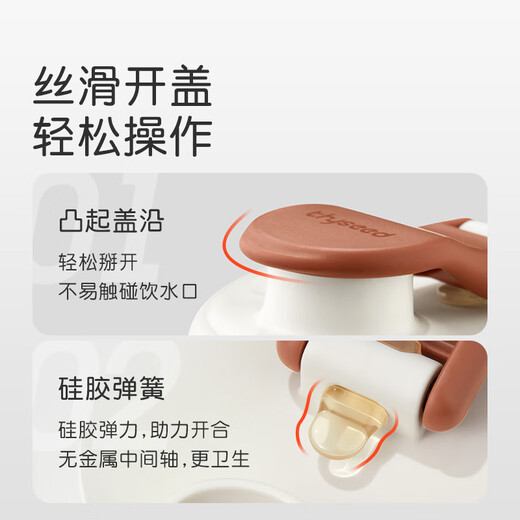 Shixi milk bottle 3-6 years old children's milk cup ppsu direct drinking water cup 300ml