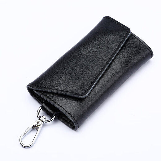 Luyida Card Bag Cadena Key Cadena Dos en uno Multifunción Multifunción Caqueta Hunghide Simple Car Bag Black Black