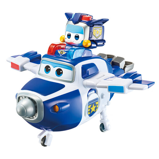 Audi Double Diamond (AULDEY) Super Wings Magnetic Toy Transformation Fit Robot Bag Sheriff Police Treasure Children's Toy Birthday Gift