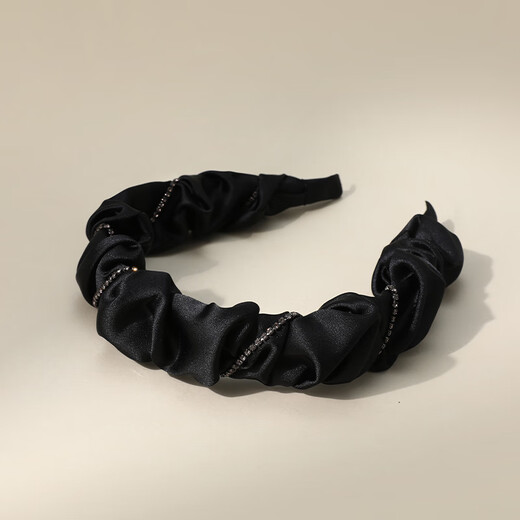 Chimera (CHIMERA) makes your face smaller, wrinkled satin fabric makes your head look taller, headband is exquisite and comfortable to wear, birthday gift for girls