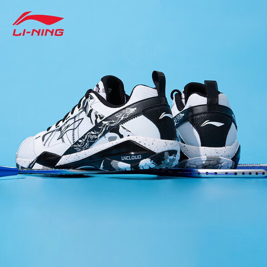 Li Ning badminton shoes for men and women, Invincible ACE cushioning, professional table tennis badminton competition sports shoes, Invincible ACE (same style as Shi Yuqi), standard last 41