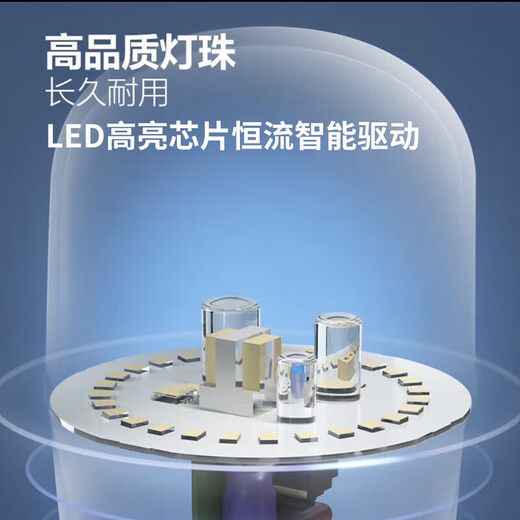 Philips (PHILIPS) led energy-saving light bulb high-power high-brightness warehouse bulb e27 screw bulb 30w-white light 6000K one pack