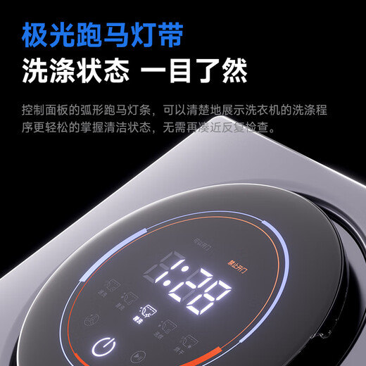 KANGYAN wall-mounted fully automatic double-cabin underwear washing machine household small double-barrel washing and drying machine for underwear special washing machine mini drum sock washing artifact lazy washing machine starry sky gray double barrel partition washing desktop model stainless steel liner丨pasteurization