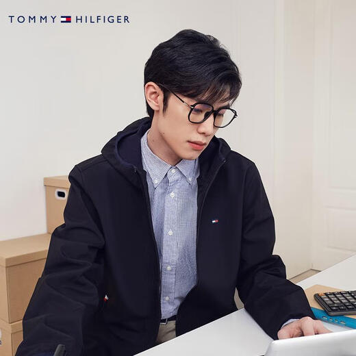Tommy Hilfiger waterproof microfleece 25 autumn and winter men's outdoor warm hooded windbreaker soft shell jacket