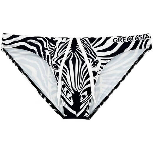 Minamibomaru Sea Anchor men's triangle swimming trunks sexy low waist rope narrow edge adult men's swimsuit 220 black_with waist rope and lining M