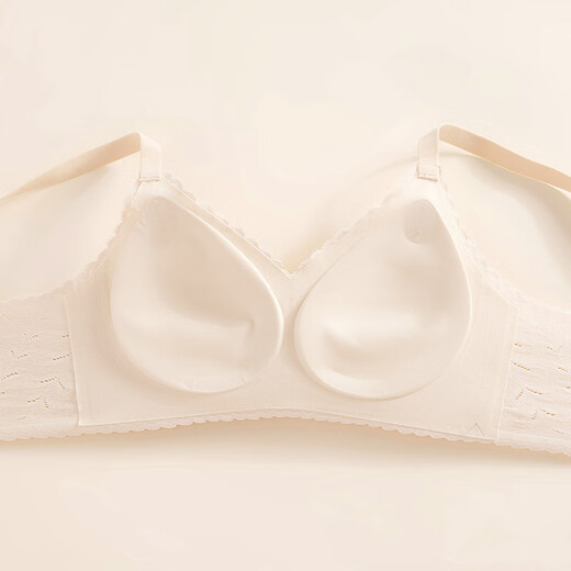 Fenton wire-free bra for women 2025 new antibacterial latex thin cup sexy lace anti-expansion underwear for women