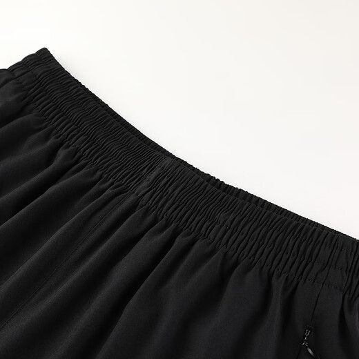Usyk Sports Shorts Мужские беговые дорожки марафонские марафонские шелковые брюки баскетбол Американский дышащий повседневные тренировки Пяти критические брюки 9928 черные (без карманная спина) S [80-90JIN [JIN равно 0,5 кг]]
