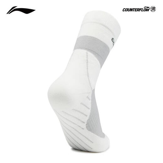 Li Ning Outdoor CF Traceable Socks Men's and Women's 25 Autumn and Winter Mid-length Socks (No returns or exchanges after opening) AWLV045