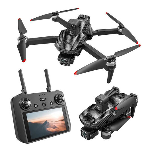 Unlicensed drone aerial high-definition digital image transmission of four-axis intelligent long battery life of 60 minutes zoom folding photography (with real-time screen) High horsepower + five cameras 24K (dual battery) high-quality accessories package + charging cable + warranty