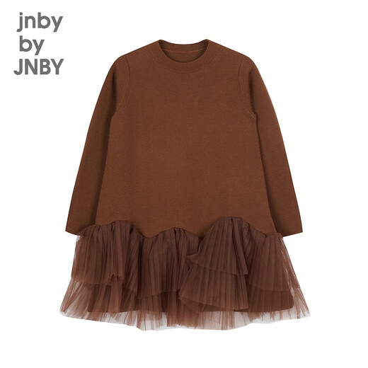 Jnby by JNBY New Jiangnan Buyi Children's Dress Autumn Girls 1O9G12230 206/Dark Brown 150cm