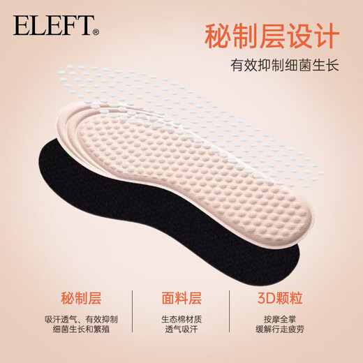 Eleft Watsons' award-winning Chinese herbal deodorant, breathable, sweat-absorbent, non-slip massaging sports insoles