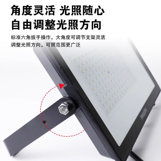 Philips (PHILIPS) LED floodlight outdoor garden street light 100w-white light IP65 waterproof high-power billboard projection light warehouse venue lighting floodlight