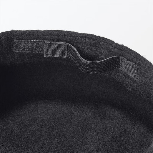 MUJI wool beret hat painter hat DBE40A5A black