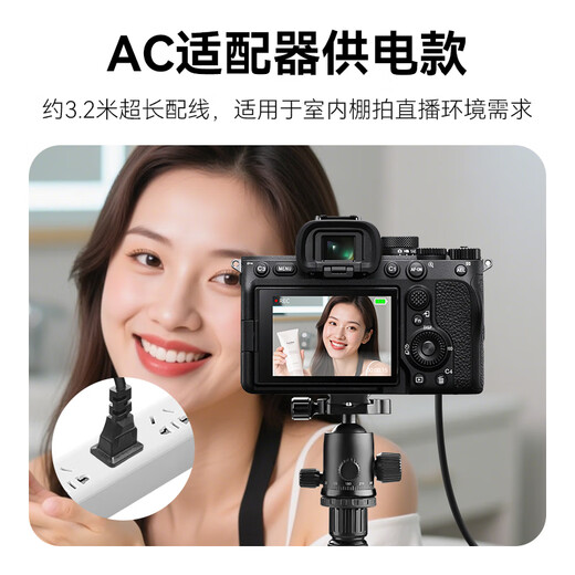 Fengbiao (FB) EN-EL25 Nikon Z50 Z30 Zfc Z50II second generation analog fake battery camera live broadcast external power supply Z502 power supply accessories AC power supply set (direct plug-in 100~240V two-pin socket power supply)