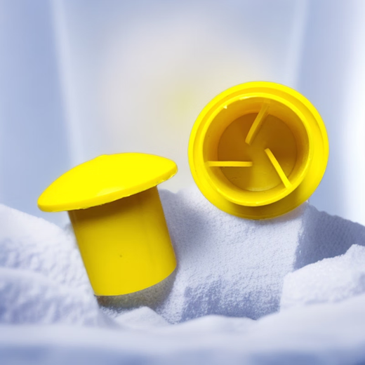 Sailoto steel wire head protective sleeve threaded steel bar protective cap mushroom cap steel pipe protective sleeve shelf pipe blocking screw 1025 steel bar universal yellow 500 pieces