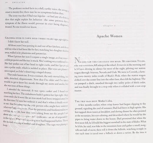 现货 你当像鸟飞往你的山 英文原版 受教:回忆录 教育改变人生 Educated:A Memoir 比尔盖茨推荐 Tara Westover