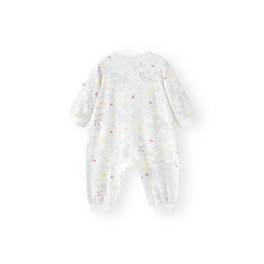 YEEHOO baby clothes newborn jumpsuits for men and women pure cotton Xinjiang cotton infant home crawling clothes four seasons