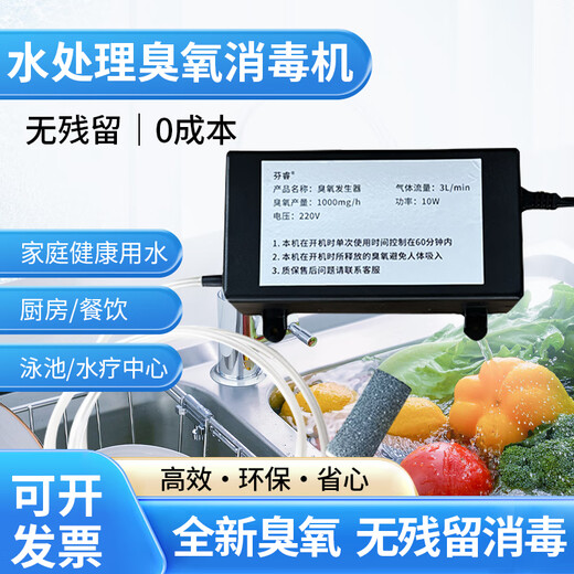 Fenrui 1000mg ozone generator multifunctional active oxygen sterilization and disinfection machine water treatment fish tank household fruit and vegetable detoxification machine water treatment ozone machine ozone sterilization-removal of pesticide residues and chlorine smell