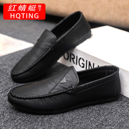 RED DRAGONFLY noir hommes bonnet chaussures hommes sans lacet formel semelle souple respirant Loft 2025 nouveau britannique YL-D829 marron 41