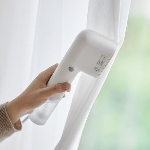 Japanese handheld garment ironing machine, portable ironing machine, Japanese and Korean household small travel iron for business trips, ceramic white - with stand, order free storage bag