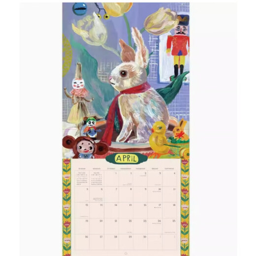 Nathalie Lete 的世界 2026年挂历 复古插画 自然与艺术 英文原版 进口日历 World of Nathalie Lete Wall Calendar 2026