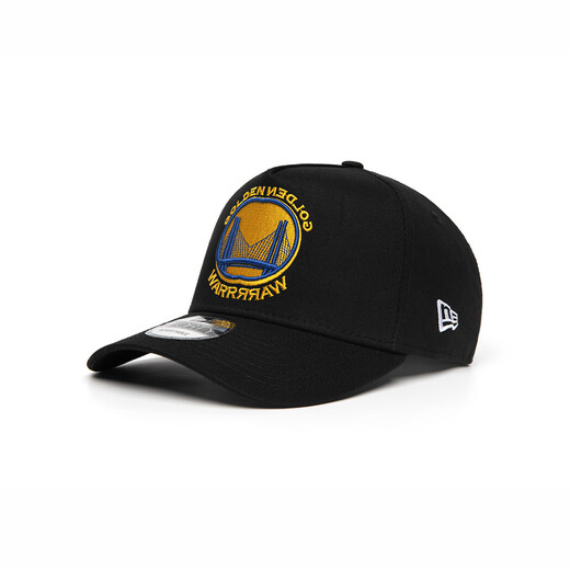 NEW ERA Summer New NBA Curved Brim Embroidered Baseball Hat Men's and Women's Outdoor Sun Hat Adjustable Hat Trendy Brand Golden State Warriors S OFA