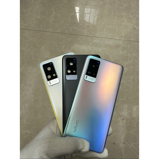 Vivo original adapted x60 curved screen original disassembly back cover x60 straight screen original disassembly second-hand original disassembly back cover black original disassembly 8 new more scratches mobile phone rear power cover