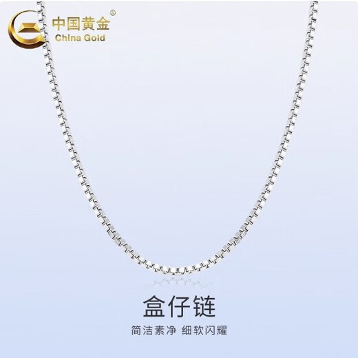 China Gold (CHINA GOLD) China Gold PT950 Platinum Möbius Ring Necklace Pendant Clavicle Chain 618 Birthday Gift for Girlfriend PT950 Platinum Necklace for Men