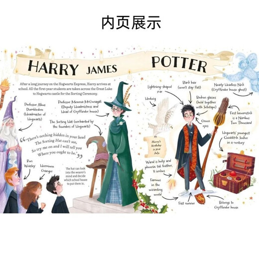  哈利波特故事迷你指南（口袋书）：哈利·波特 PocketPotters JK罗琳 哈利波特人物指南 Harry Potter  进口原版 英文书