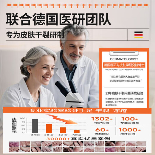 DAGO horse oil hand cream hydrates and moisturizes, improves dryness, moisturizes and prevents dryness, large-capacity hand cream for men and women