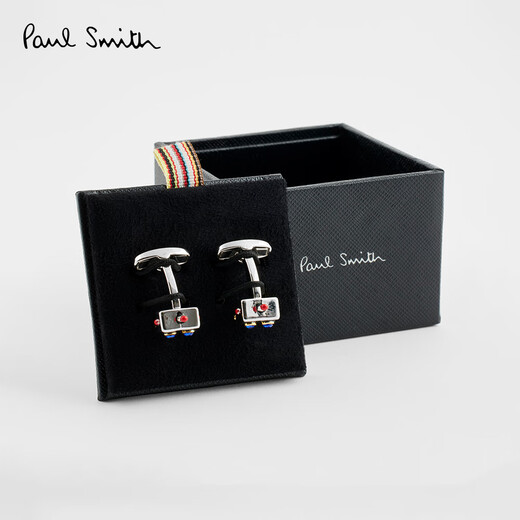 Paul Smith Men's Robotic Cuffe Links Silver 2025 Automne et Hiver Series Silver
