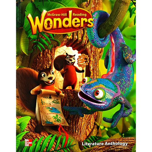 Manuels de Californie importés originaux Institutions de formation en anglais pour les enfants d'introduction à l'introduction à l'introduction des enfants pour enfants pour enfants de 6 à 8 ans Livres d'anglais pour les étudiants lisant les merveilles de grade 1 Wonders Grade 1