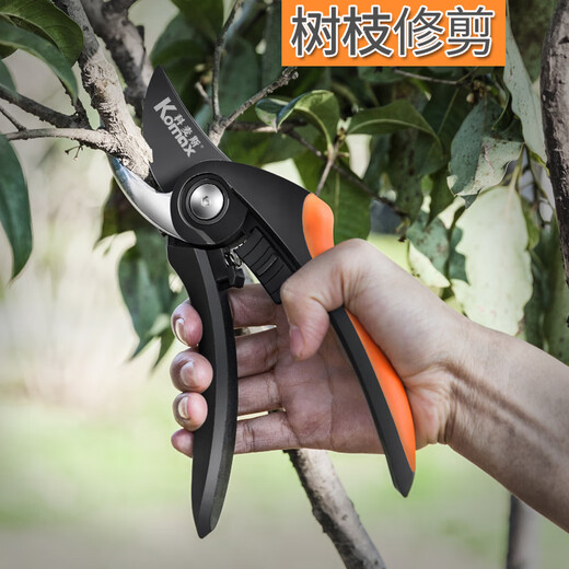 KOMAX pruning fruit tree pruning scissors gardening pruning branches garden labor-saving pruning household powerful shears non-rusty_quality super SK5 8-inch garden shears+