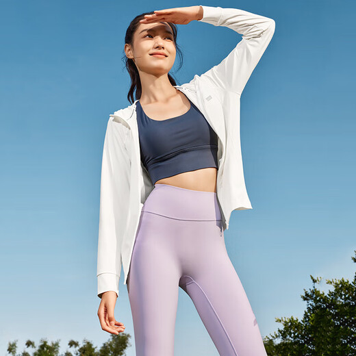 斯凯奇（SKECHERS）官方舰店 外套女上衣 25夏季新款连帽防风跑步针织运动夹克皮肤衣 P224W077-0074 S