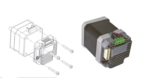 Yue Changsheng 42/57 stepper motor driver module integrated ZD-M42P/ZD-M57P with heat dissipation subdivision electric 42-60 stepper motor 0.6NM