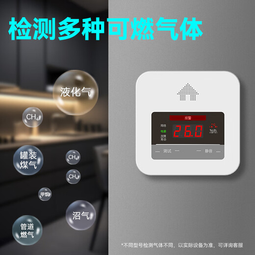 Setwell gas alarm natural gas alarm home kitchen flammable gas liquefied gas detector elderly gas leak detection