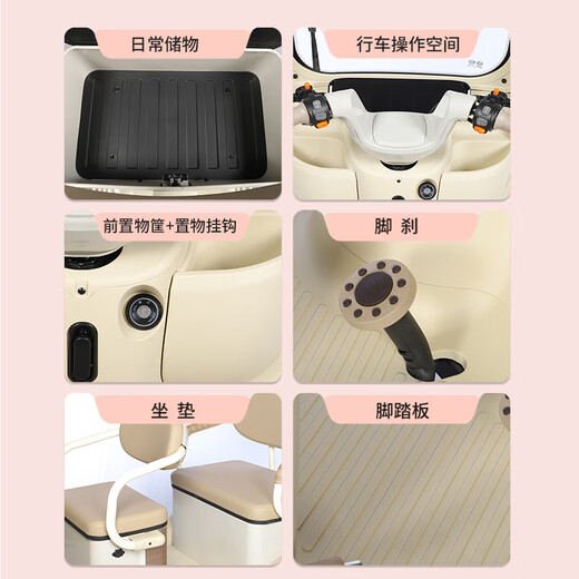 Flying Pigeon Electric Tricycle Electric Vehicle Small Household Pick-up and Drop-off for Children and Elderly Transportation Leisure All-in-One Tricycle with Covered Chaowei/Tianneng 600W Endurance Version + 23AH Long Distance Running King + About 140 Miles