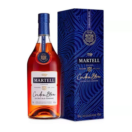Martell Cordon Bleu French Cognac Martell Cordon Bleu original bottle imported foreign wine with box (overseas version) Martell Cordon Bleu 700mL 2 bottles overseas version