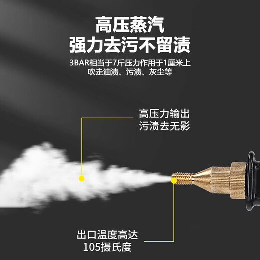 Kyomon Household High Temperature and High Pressure Steam Cleaner, Floor Mopping, Disinfection and Mite Removal Machine, Whole House Cleaning, Range Hood, Air Conditioner, Carpet Washing, Sofa Cleaning Artifact, Multifunctional All-in-One Machine X5 Large Capacity High Version - About 80% Select