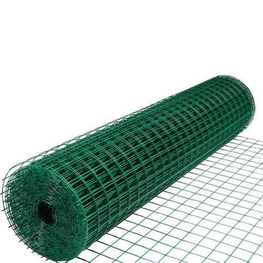 Barbed wire fence protection net breeding net Dutch net cattle fence isolation net chicken duck goose iron mesh plastic coated fence 1.5 meters high + 6 cm holes (30 meters / roll) 2.5mm thick chicken and duck raising