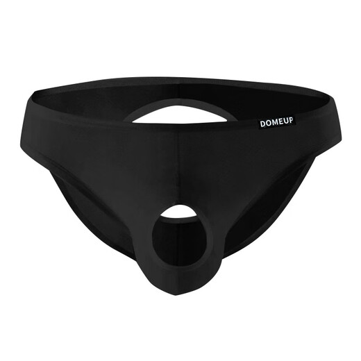 Men's sexy underwear thong can be worn when going out, men can wear it when going out, men's and women's sexy underwear can cover the buttocks of men and women, black - men's and women's cos clothing fake 0-girl gay M size