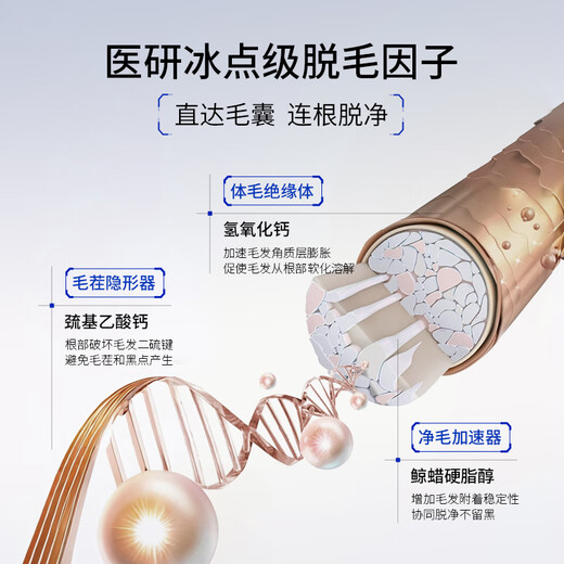 SUMDOY hair removal cream imported from Japan, private parts, men and women, non-facial, armpit hair removal, body hair removal, no black spots on hair roots, save 39 yuan, hair removal cream 100g*2