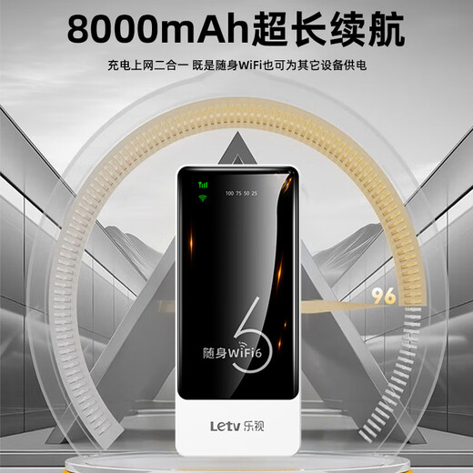 LeTV TV ofrece datos gratuitos, wifi portátil, datos inalámbricos universales de tres redes, banco de energía de 8000 mAh, WIFI dos en uno, nueva versión superior de 5 Ghz de 2025 | 8000 mAh, velocidad ultraalta de 24 núcleos, penetración en toda la casa, duración de la batería de 72 horas, datos de alta velocidad de 1500 G por mes