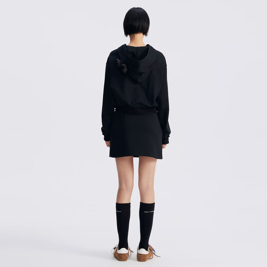 RE VAN Rui Fan's new Hello Kitty removable bow sweatshirt set RL72403150 black XS /34