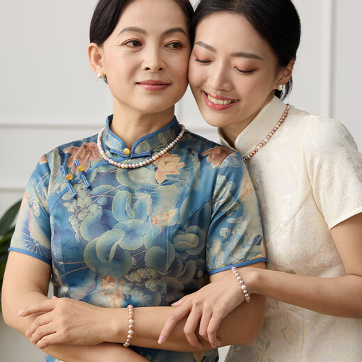 Duxi Pearl Bracelet Colorful Freshwater Pearl Bracelet 8-9mm Dopamine Candy Color for Girlfriend and Wife