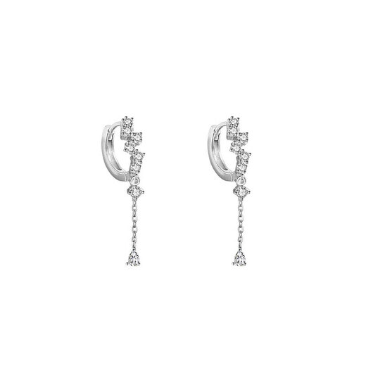 Manhe S925 Silver Earrings Women's Earrings Tassel Earrings Women's 2025 New Earrings Earrings Birthday Gifts for Girlfriends